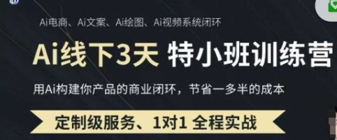 AI实操培训第20-21期线下，0基础保姆级教程，3月最新整理，企业获客、降本增效、打造超级个体-网创项目-网创项目平台-网络项目资源网